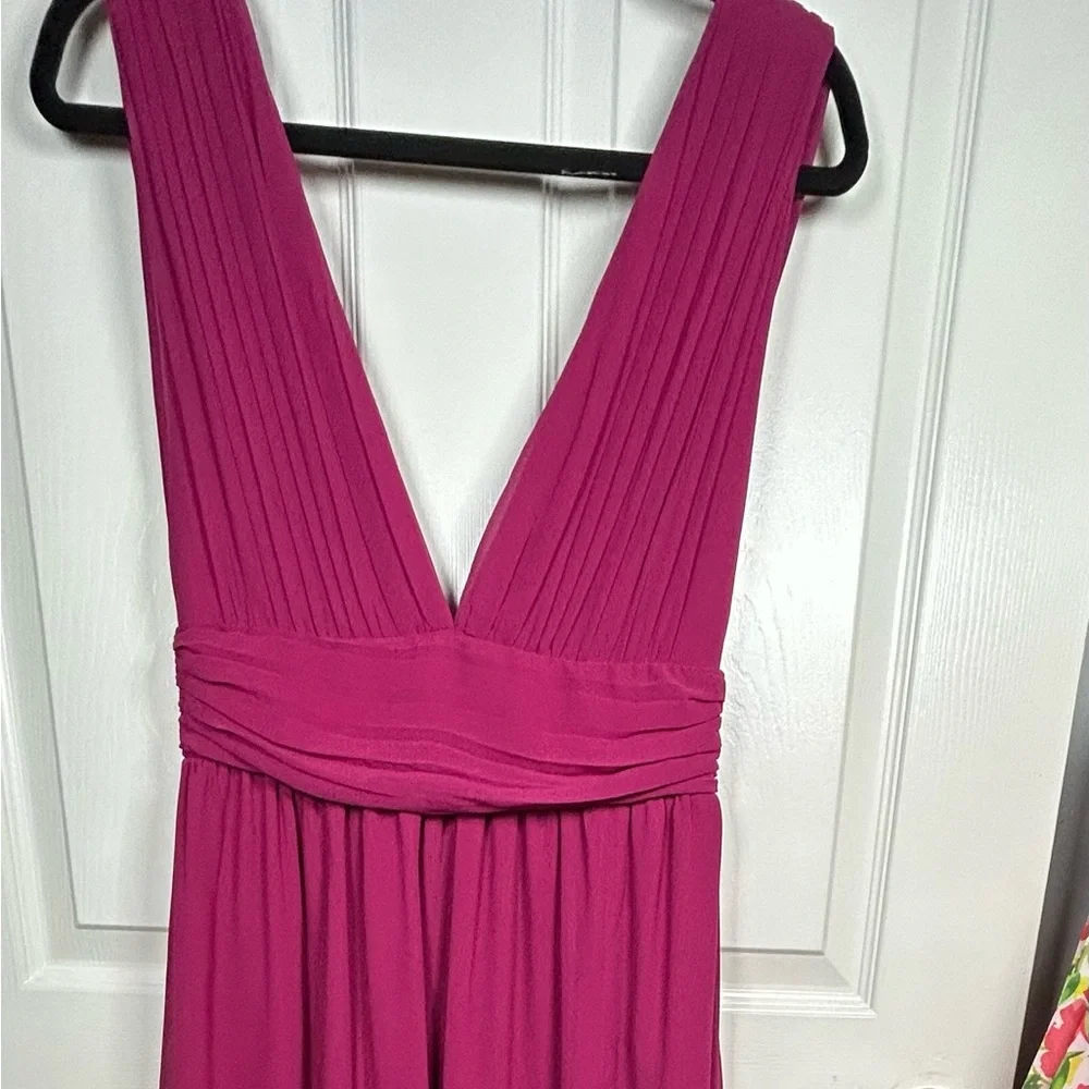 Lulus Heavenly Hues Magenta Maxi Dress Size Small NWOT - Picture 10 of 14